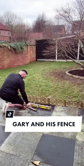 Gary & his fence… 😂😂😂 #fyp #viral 