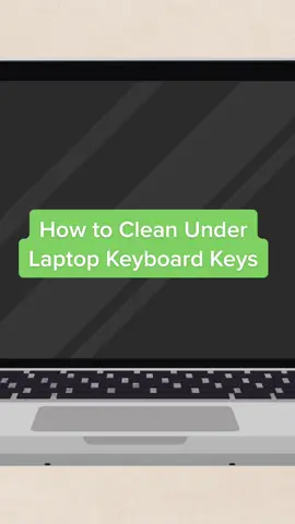 Trying to clean your laptop keyboard but not sure how to remove the keys? We’ve got you covered!⌨️ #howto #tech #technology #laptop #keyboard #clean #cleaning #DIY #hacks