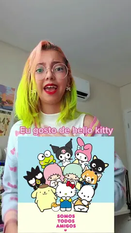 Para aquelas pessoas que se dizem fã mas não conhecem os personagens ❤ #hellokitty #kuromi #mymelody #melzinhamelgames 