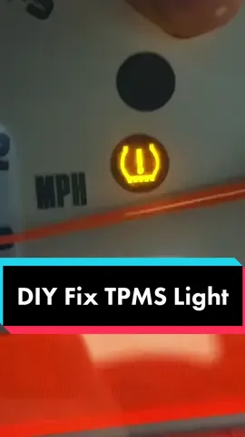 What the TPMS light is and how to fix it if it comes on. #DIY #car #tires 