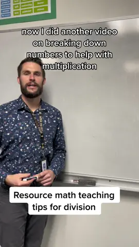 Breaking breaking apart bigger numbers into more manageable numbers can be division strategy for students with math disabilities! Try this strategy with your students when teaching them how to divide. 