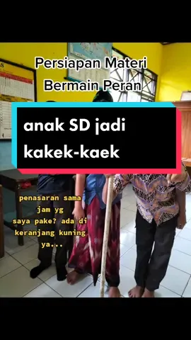 persiapan bermain peran. agar siswa mendalami dan mengerti nilai apa yang ada di materi pembelajaran. #guru #gurusd #gurutiktok #gurukreatif #etika 