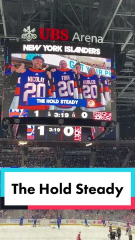 #theholdsteady at #ubsarena #islandersgame 