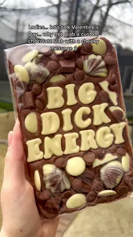 Valentines gifts for him…. Why not grab one of our custom message slabs for your other half this Valentine’s Day ;) #customchocolatebar #customslab #valentinesdayforhim