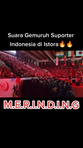 GEMURUH ISTORA BIKIN MERINDING ASLI!!! yg bikin para atlet suka sama Istora salah satunya ini🔥 #bwf #badmintonlovers #istora #indonesiamasters2023 