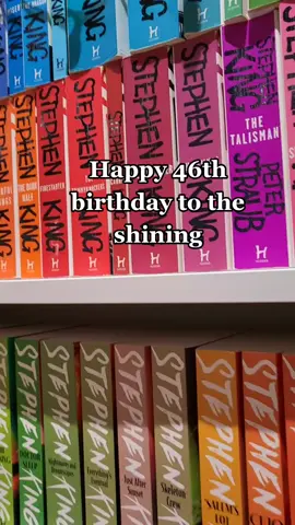 the shining turns 46 today! 🪓 #stephenking #stephenkinguniverse #stephenkingtheshining #theshining #stephenkingtiktok #stephenkingbooks 