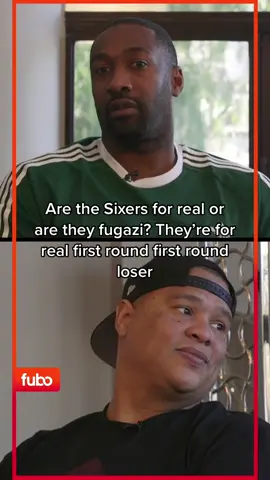 Gilbert Arenas says the Sixers are fraudulent. 😅 {@fubosports]