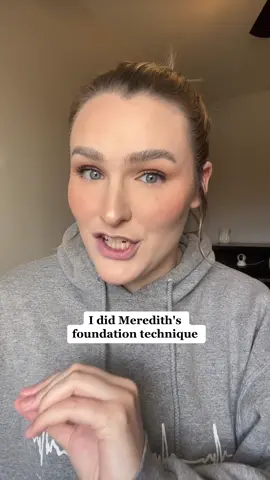 I filmed myself doing it but half of it is either out of focus or the sound isnt working 😅 Honestly not too bad, but I probably wouldn’t do it again. #thefoundationchallenge #meredithduxbury #meredithduxburychallenge #makeup #foundationchallenge 