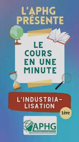 Pour bien commencer le weekend, Samy revient sur la notion d'industrialisation ! #lycee #industrialisation #premiere #histoire 