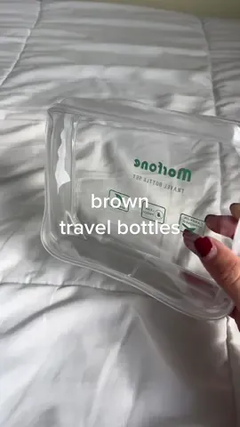 you need these brown travel bottles from @amazon ! 🤎 #amazon #amazonfinds #amazonmusthaves #travel #traveltiktok #travelbottles #travelessentials #youneedthis #amazonprime 