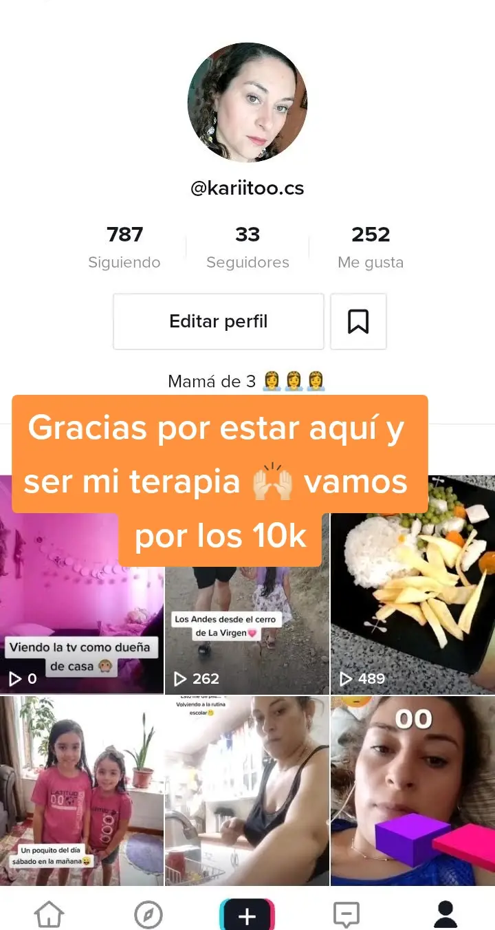 He aquí mi crecimiento ☺️ Gracias,gracias y más gracias por estar aquí y acompañarme todos los días🥰 voy por más 😚 10k es mi meta ❤️ #dueñadecasa #crecimiento #seguidores #tiktok #miterapia 