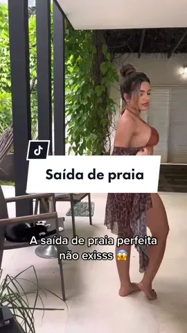 Saída de praia curta Oncinha 🔥 #biquinidefita #Verao #saidadepraia 