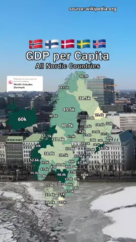 Respuesta a @denmark.mapping all Nordic countries now 😴 what next? #denmark #norway #Sweden #Finland #Iceland #Nordic #countries #Europe #mapping #mapper #maps #geography #economy #statistics 