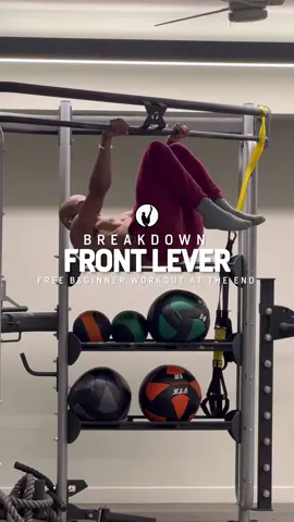 The Front Lever Tutorial - Beginner Routine at the End #frontlever #calisthenicstutorial #STRIQfit 