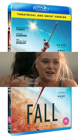How director #ScottMann used AI to alter swearing in #FallMovie. 📀 l|nk |n ß|0 Our #BlurayDisc has both versions. #FallMovie2022 #AICensorship #VirginiaGardner #VirginiaGardnerEdit #フォール  #墜 #bluraycollector #bluraytok #bluraycommunity #blurays 