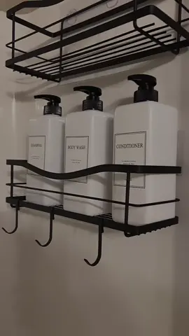 Amazin shower caddy shelves and pumps to swap out the branded packaging in the shower ! Yall know the vibes of the bathroom🫶🏾 ahhh almost done with the completed look. These are on my store front under bathroom 🥰 they come with the labels for the pumps. Posting to my LTK in bio as well #bathroommakeover #showercaddyhack #amazonmusthaves #showerorganization #neutralaesthetic #homedecor #Home 