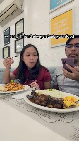 girlfriend always steals boyfriend's food 🙄 #foryou #memes #couple #funny