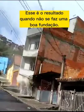 POR QUE ESSA CASA CAIU? #caiu #FUNDAÇÃO #construcaocivil 