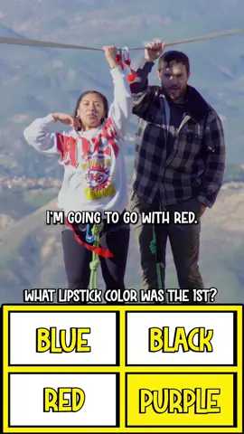 What Was The 1st Lipstick Color? #makeup #trivia #gameshow #fun 