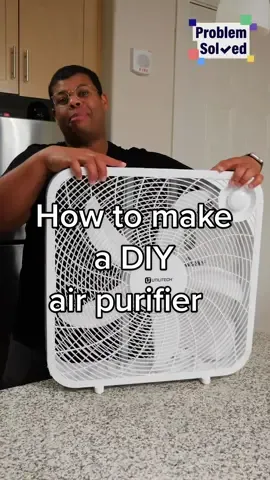 Air purifiers could be very expensive. Here’s how to make your own for a fraction of the price! #airpurifier #DIY #fyp 