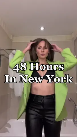 Up, up, and away #newyork #weekendtrip #grwm #travel 