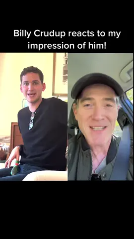 Billy Crudup reacts to my impression of him! Wait for it! #fyp #foryou #foryoupage #impression #billycrudup  #themorningshow #voice #actor #reaction 