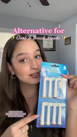 Save your money and buy these brush heads for your Oral B electric tooth brushes! #tjmaxxfinds #oralb #electrictoothbrush #toothbrush #oralbtoothbrush #microinfluencer #nanoinfluencer #latinainfluencer 
