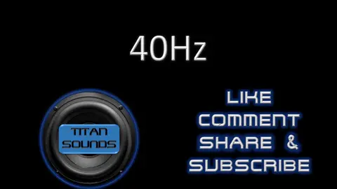 40Hz-49Hz Deep Bass Tones Slow Sweep #TitanSounds #40Hz #TitanSoundsYT #smallyoutuber #DeepBass #bass #fyp #foryou #sweep #slowsweep