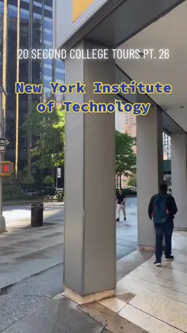 NYIT 📍New York City #nyc #nyit #collegetour #applyingtocollege #manhattan 