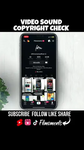 How to enable auto Video sound copyright check on Tiktok.  #filmoments #howto #fyp #videosoundcopyrightcheck 