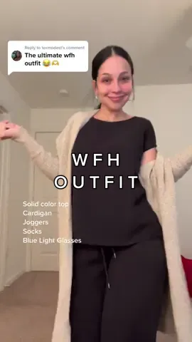 Replying to @lexmodest always comfy 😁🫶 #wfh #wfhlife #wfhoutfit #wfmoutfits #wfhmom #wfhoutfitideas #momtok #latinacreator #latinacontentcreator #latinatok 