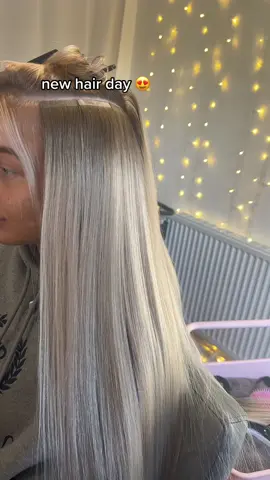 I’ve got 120g weave and 50 tapes 🤍 ur the best @miabellasalon_x 🤍🤍 #weave #newhair #tapeextensions #weaveextensions #fyp #hairtok 