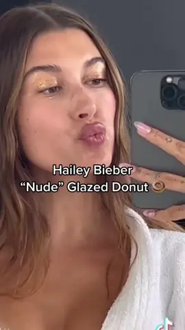 Easy dupe for Hailey Bieber's glazed donut nails 🍩💅🏽✨ Just peel, stick and cure! Our customers say gellae gel nail stickers are actually a lot easier to apply than they thought and they love the salon finish without the heavy price tag and the nail damage #glazeddonutnails #haileybiebernails  #semicuredgelnailsticker #gelnailsticker #gelnailsathome