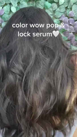 thank you @Color Wow Hair ! #colorwow #haircare #shinyhair #hairroutine #gifted #QuakerPregrain #popandlockserum 