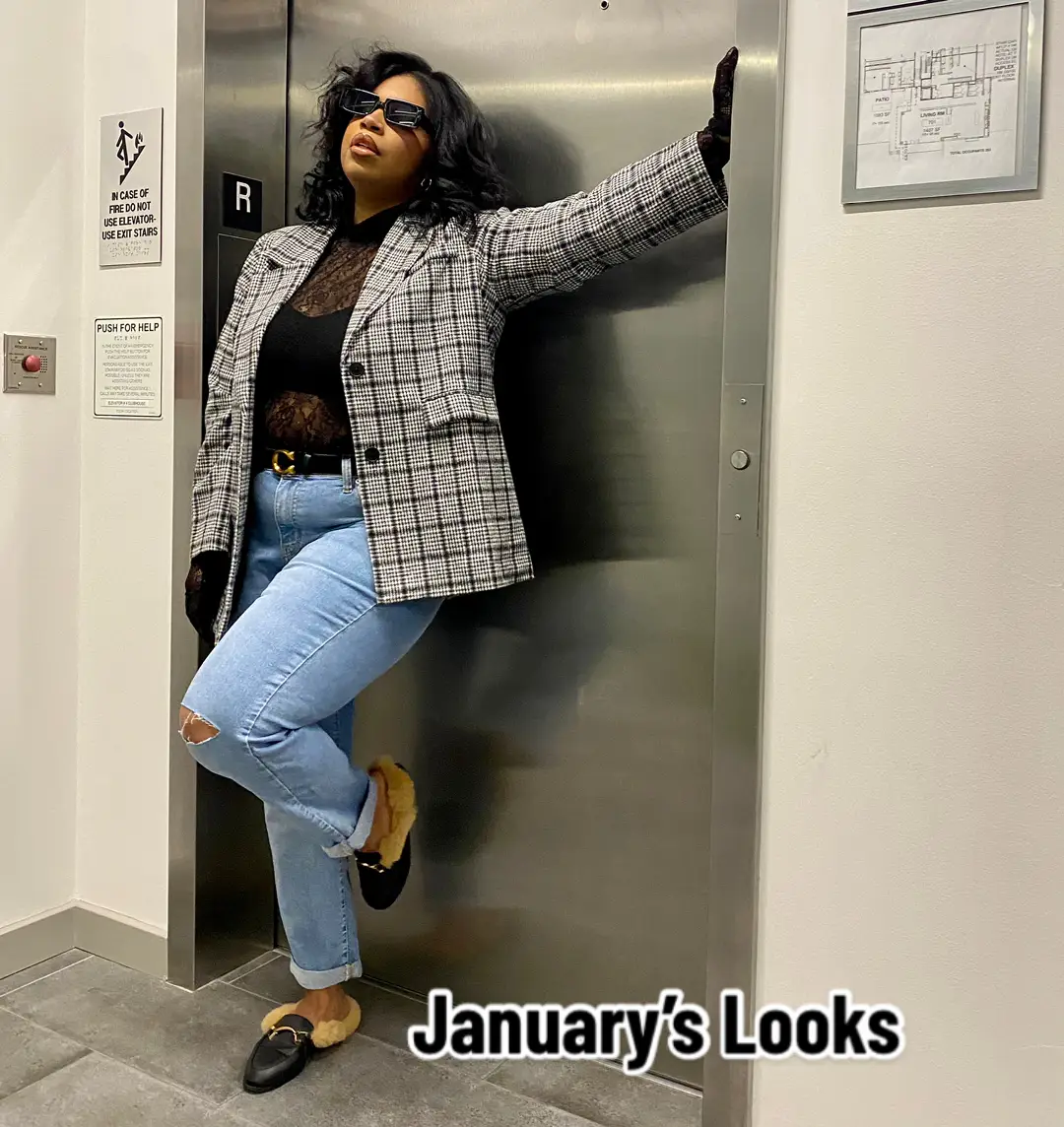 A recap of January’s looks! #midsizefashionblogger #midsizefashion #midsizeoutfitinspo #midsizeoutfitideas #size12outfitideas #size12outfitinspo #forever21plus #forever21plushaul #forever21plusambassador #themodlittlemelanin 