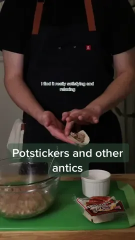 Potstickers are fun to make, and have some similarities to origami and fortune cookies! #food #cooking #QuakerPregrain #Recipe #potstickers 