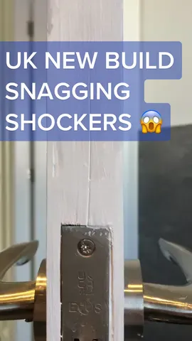 Uk New Build Snagging Inspection Shockers 😱 #snagging #newbuild #newhomequalitycontrol #viral #shocking #uk #fyp 