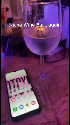 Solo night 🍷 #nichewinebar #niche #winebar #hollyspringsnc 