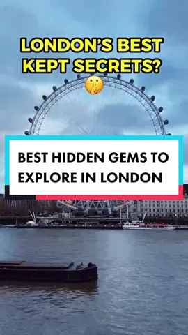 Come and explore London’s best kept secrets with us! #londonhiddengems #londontiktok #uktravel 
