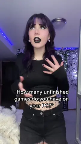 Next question🫡 #gamer #egirl #gothgirl 