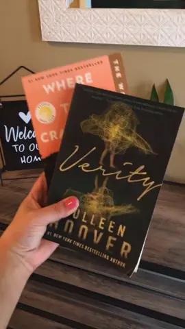 First two books of 2023 ✔️   #BookTok #book #books #reading #colleenhoover #verity #deliaowens #wherethecrawdadssing 