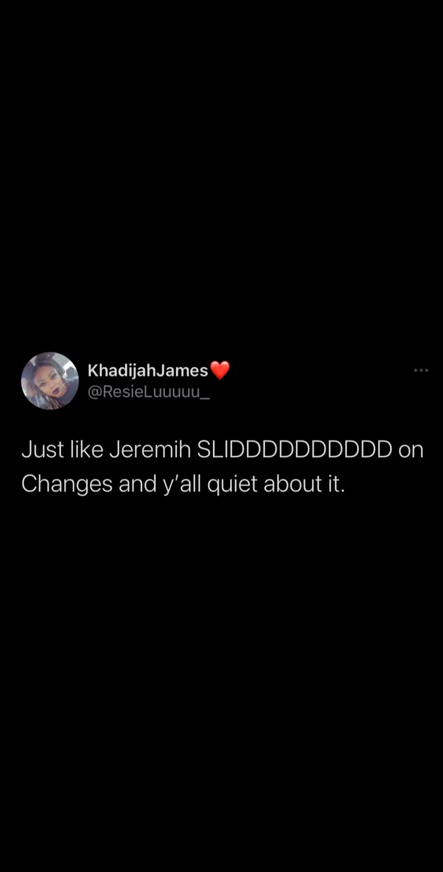 Make sure yall still streaming ‘Changes’ 😈 more music coming real soon 