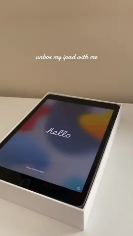 my new iPad 9th gen (10.2 inch) 🍎 added a tempered glass screen protector & a cute composition notebook style case 📓 #ipadunboxing #ipad9thgen #fintiecase #apple 