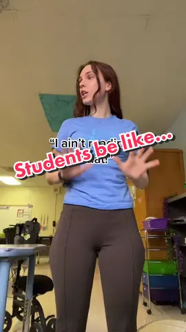 On some, “MISS!!! What do we doooooo?!” 🤨☝🏻 #teacher #joking #school #class #students 