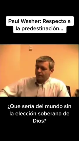 En este breve video, Paul Washer da una excelente explicación respecto a la doctrina de la predestinación. Les invito a reflexionar respecto a las implicaciones que habría si no hubiera elección divina. #reformado #cristianismo #paulwasher #protestantismo #evangelico #fe #reflexion #cristo #solideogloria #fereformada #calvinismo #predestinación #TULIP #TotalDepravasión #ElecciónIncondicional #ExpiaciónLimitada #GraciaIrresistible #5puntosdelcalvinismo #arminianismo 