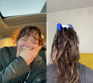 #duet with @kayleighpie #Stitch oh no😂 hear me out…. What if you make it into a bun on the top? Could that be cute?? #wavyhairtutorial #wavyhairstyles #lazyhairstyles #easyhairstyles 