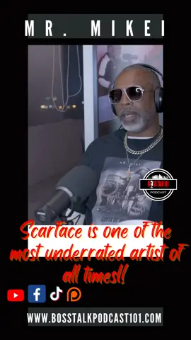 Mr. Mike speaks on Scarface, being the most underrated artist of all times!! Do ya'll agree, and if so, why? 🤔  #BossTalk101 #mrmike #houston #foryouofficial #foryou #mzjamaica #eceo #scarface  #bradjordan #community #OG #podcast #Texas #underrated 