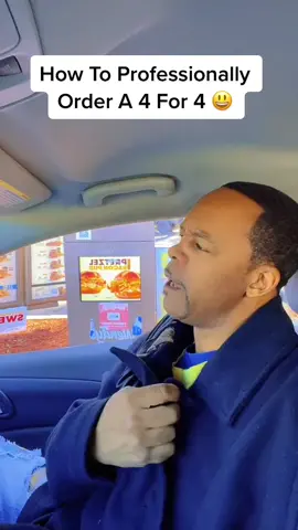 #Professionally Order a #FourForFour #😂 comedy #JoshuaLeviBrown #Wendys 