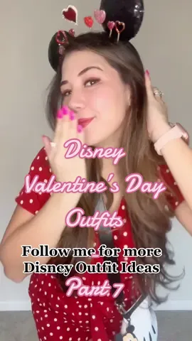 Classic Red Polka Dot Outfits are always a good idea for any Disney Park but especially during the Valentine’s season of love ❤️ #disneystyle #disneyootd #GetCrackin #ValentinesDay #disneyparks #distok 