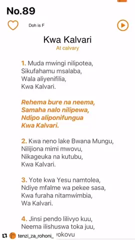 #Kelitukayesu  Tenzi za rohoni